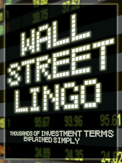 Title details for Wall Street Lingo by Nora Peterson - Available